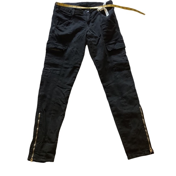 J BRAND Black Houlihan Low Rise Skinny Cargo Pants - Picture 5 of 9